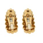 Boucheron "Grains de Raisin" clip earrings in yellow gold