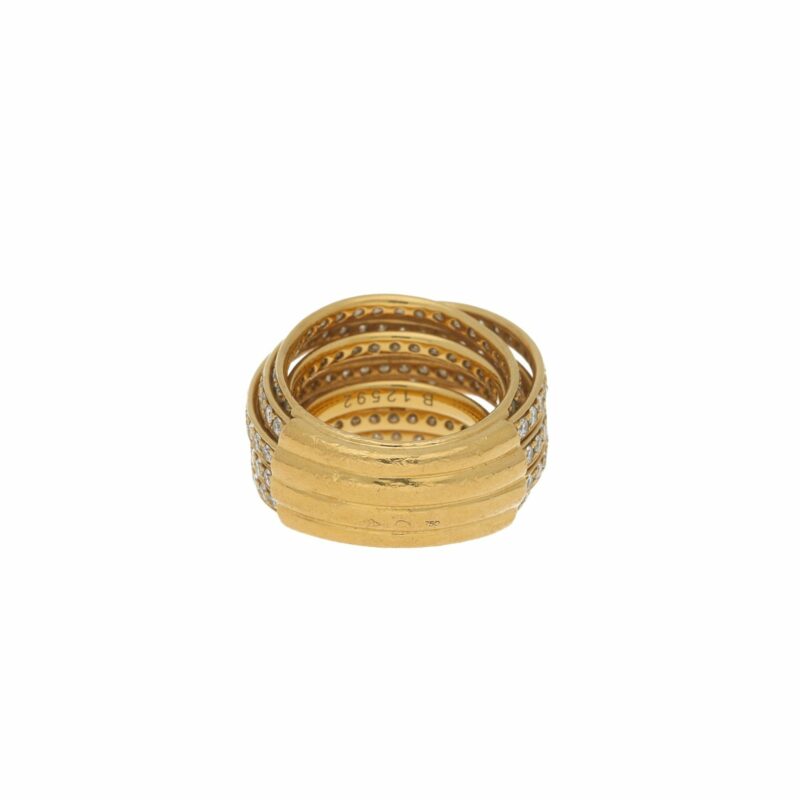 de Grisogono "Allegra" diamond ring in yellow gold