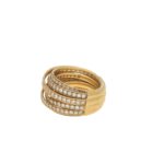 de Grisogono "Allegra" diamond ring in yellow gold