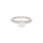 Tiffany & Co. Diamond Solitaire Ring in Platinum