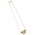 David Webb Diamond Enamel Necklace Yellow Gold Platinum, c.1970