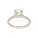 2.05ct Round Brilliant-Cut Diamond Solitaire Ring in Platinum