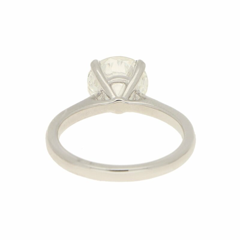 2.05ct Round Brilliant-Cut Diamond Solitaire Ring in Platinum