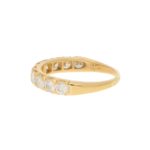 Oscar Heyman 1.30ct Diamond Half-Eternity Ring in Yellow Gold