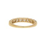 Oscar Heyman 1.30ct Diamond Half-Eternity Ring in Yellow Gold