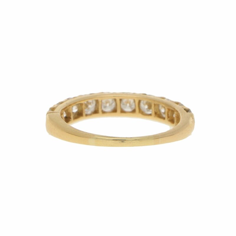 Oscar Heyman 1.30ct Diamond Half-Eternity Ring in Yellow Gold