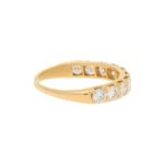 Oscar Heyman 1.30ct Diamond Half-Eternity Ring in Yellow Gold