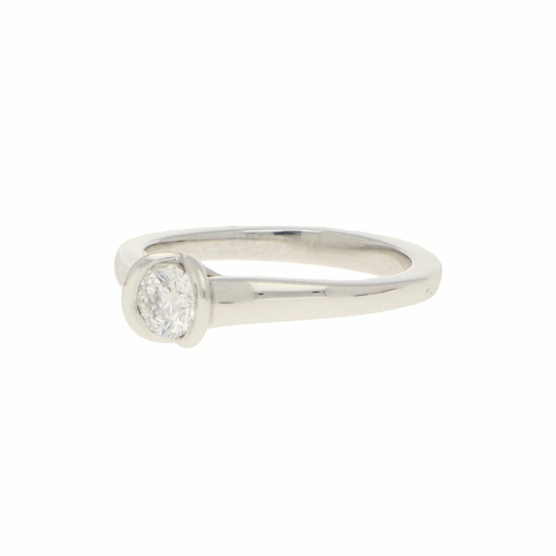 Diamond 0.33ct Solitaire Engagement Ring in Platinum