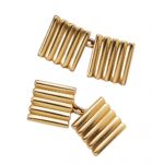 Vintage Cartier 14K gold cufflinks