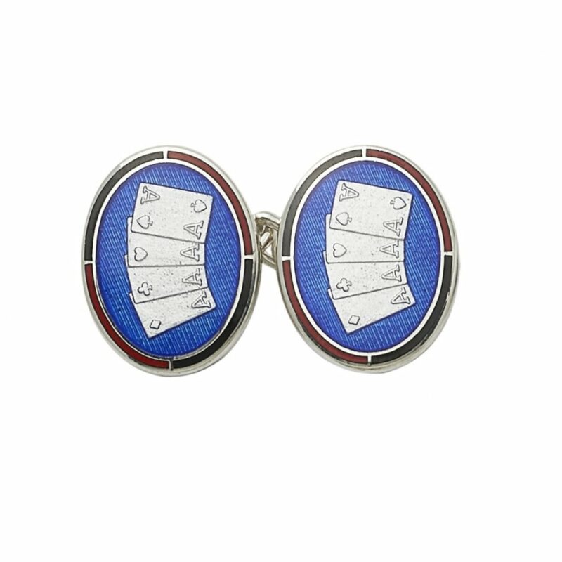 Poker cufflinks