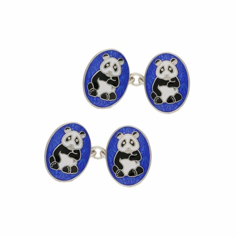 Panda bear cufflinks