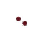 18ct gold ruby stud earrings