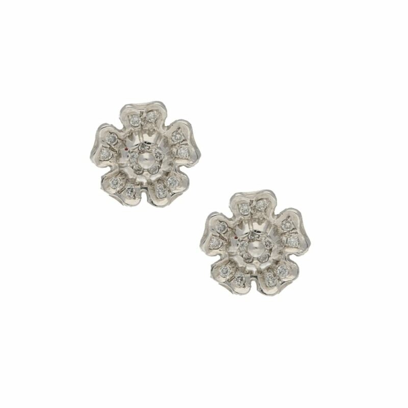 Tudor Rose Stud Earrings, Designed by Susannah Lovis