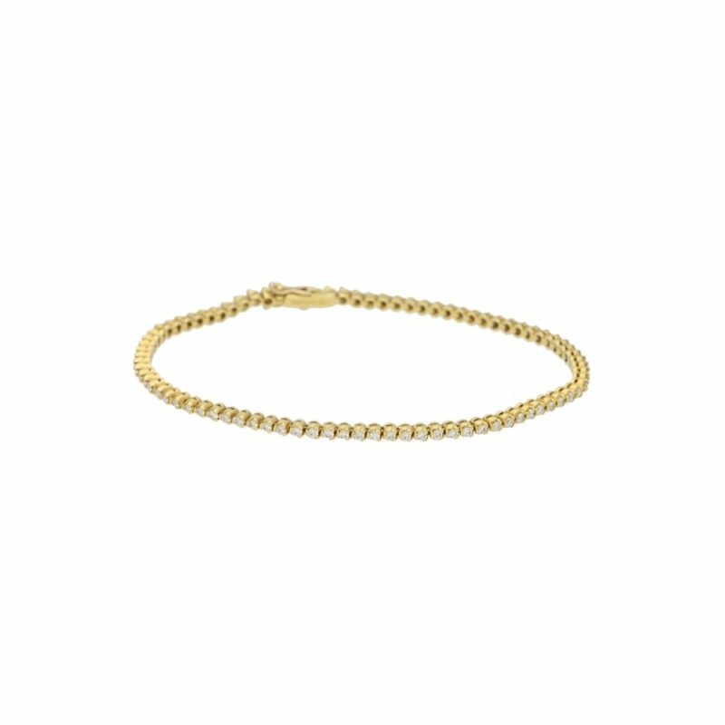 18ct gold diamond bracelet