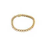 9.10ct Diamond Line Bracelet in Yellow Gold