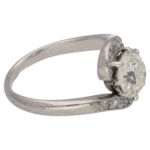 Antique Solitaire Diamond Engagement ring