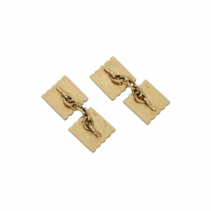 Vintage Cartier 14K gold cufflinks