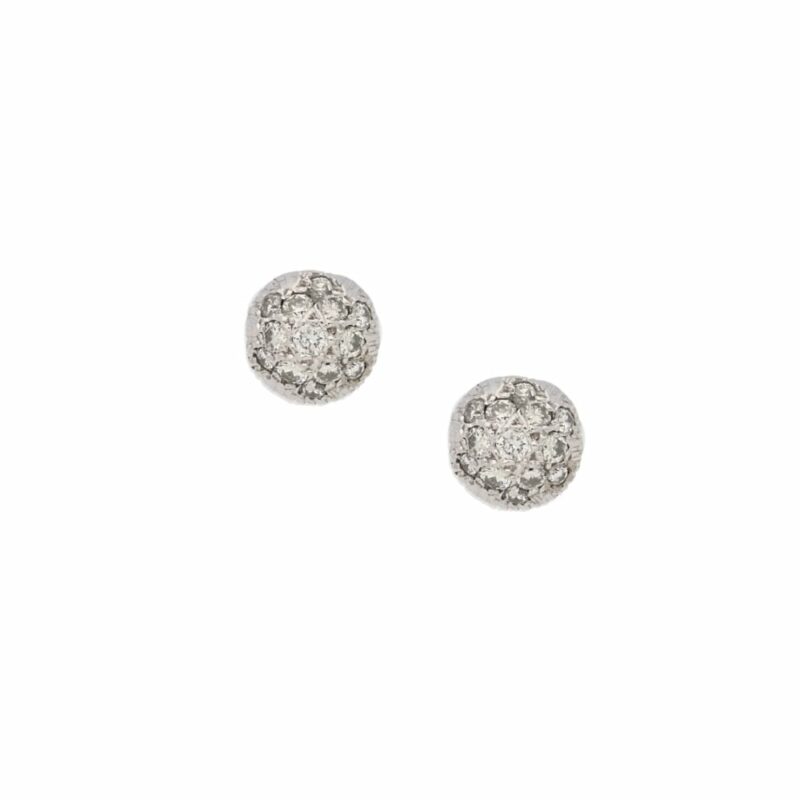 Vintage diamond earstuds