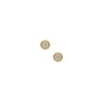 Pair of 0.50ct total diamond stud earrings in yellow gold