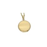 Yellow Gold Locket in Solid 18K Gold