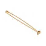 9k gold stock pin