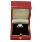 3.84ct Diamond Three-Stone Ring in Yellow Gold and Platinum