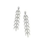 12.7ct Diamond waterfall earrings