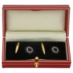 1920's French Onyx and diamond cufflinks