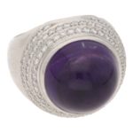 Theo Fennell Amethyst and Diamond Ring