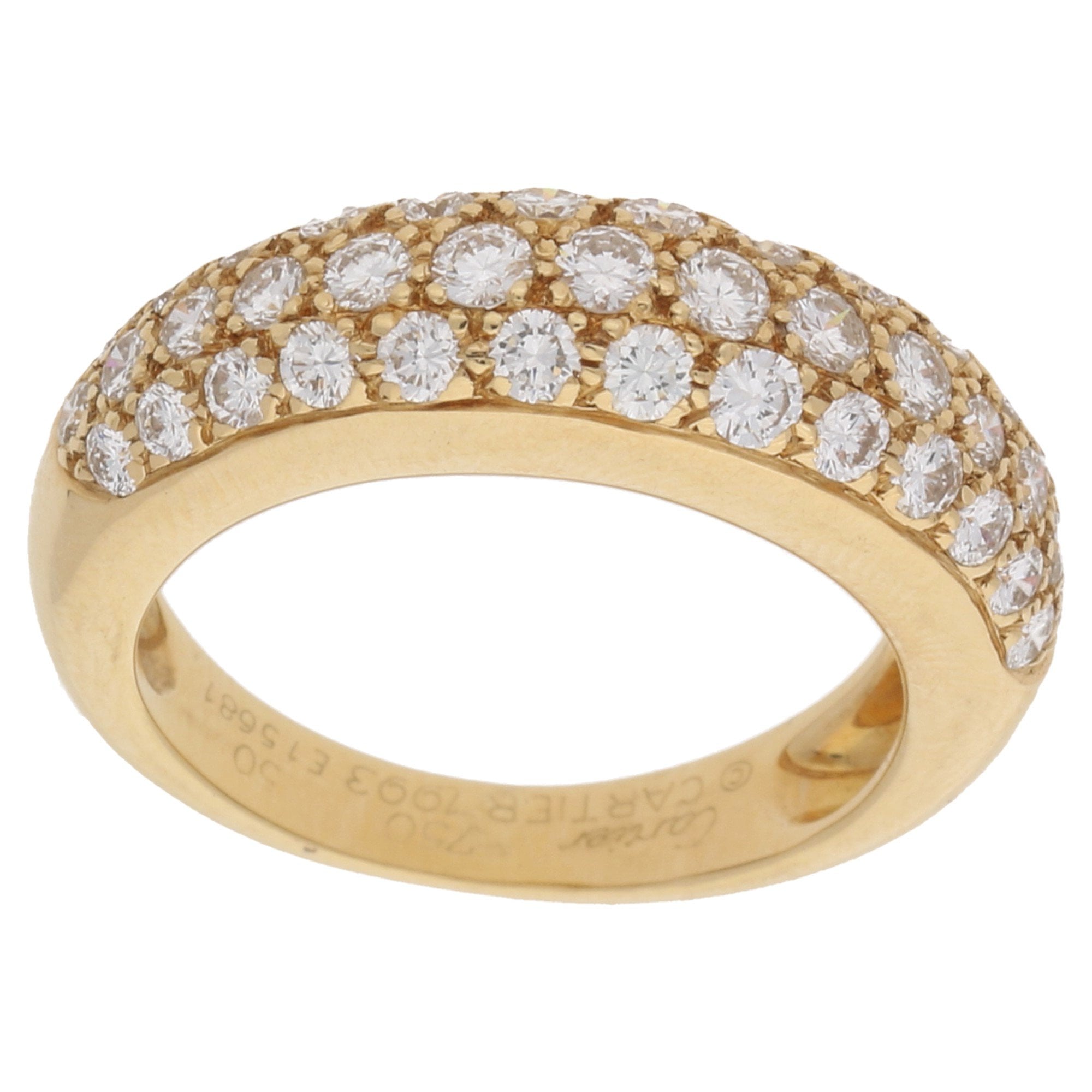 Cartier Pavé Set Diamond Mimi ring at 