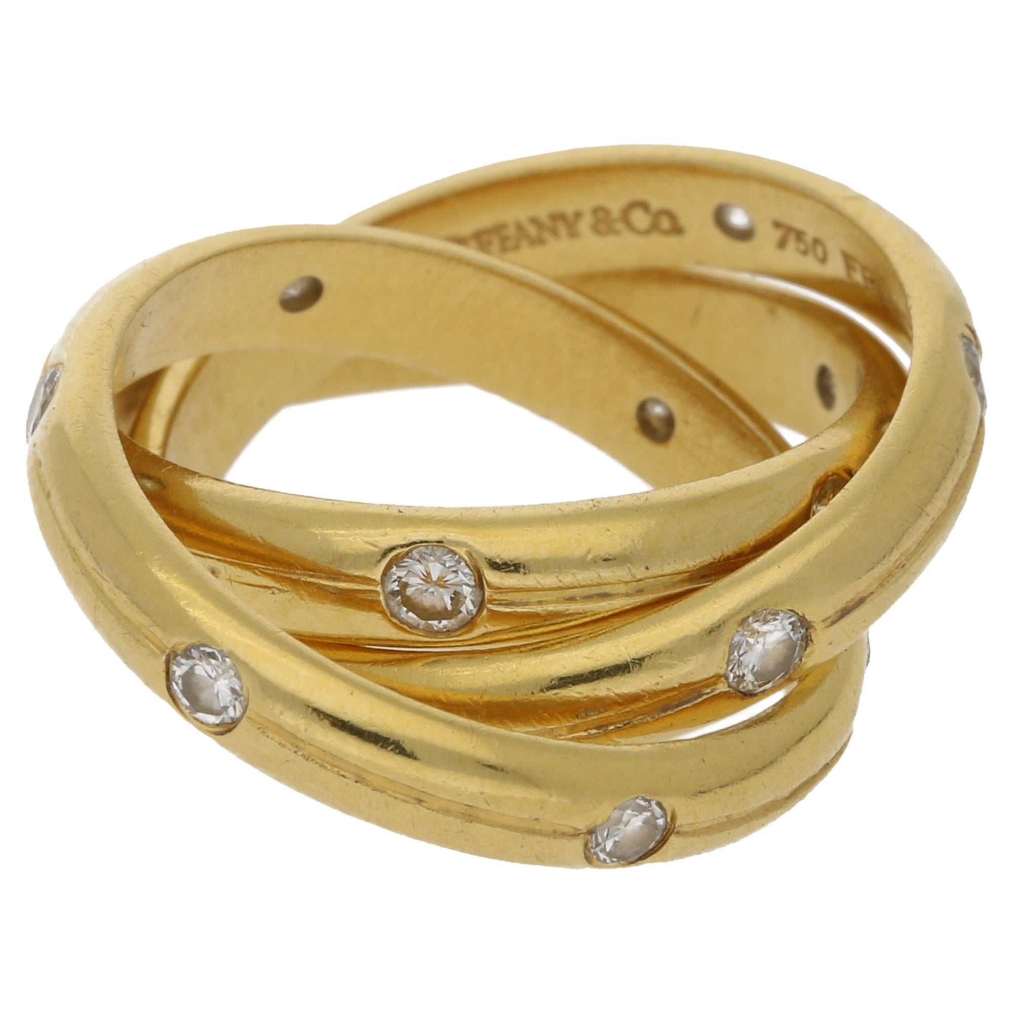 18ct gold Russian wedding band at Susannah Lovis Jewellers