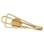 14ct yellow gold hunting tie slide