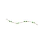 18ct gold emerald diamond bracelet