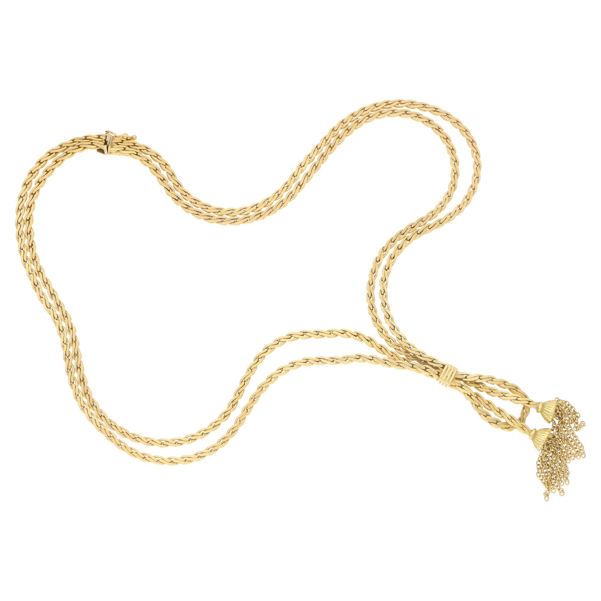 vintage tassel necklace
