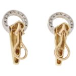 Gold And Diamond Earrings