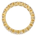 Diamond Full Eternity Ring in Yellow Gold