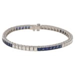 Tiffany & Co.Sapphire and Diamond Line Bracelet