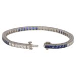 Tiffany & Co.Sapphire and Diamond Line Bracelet