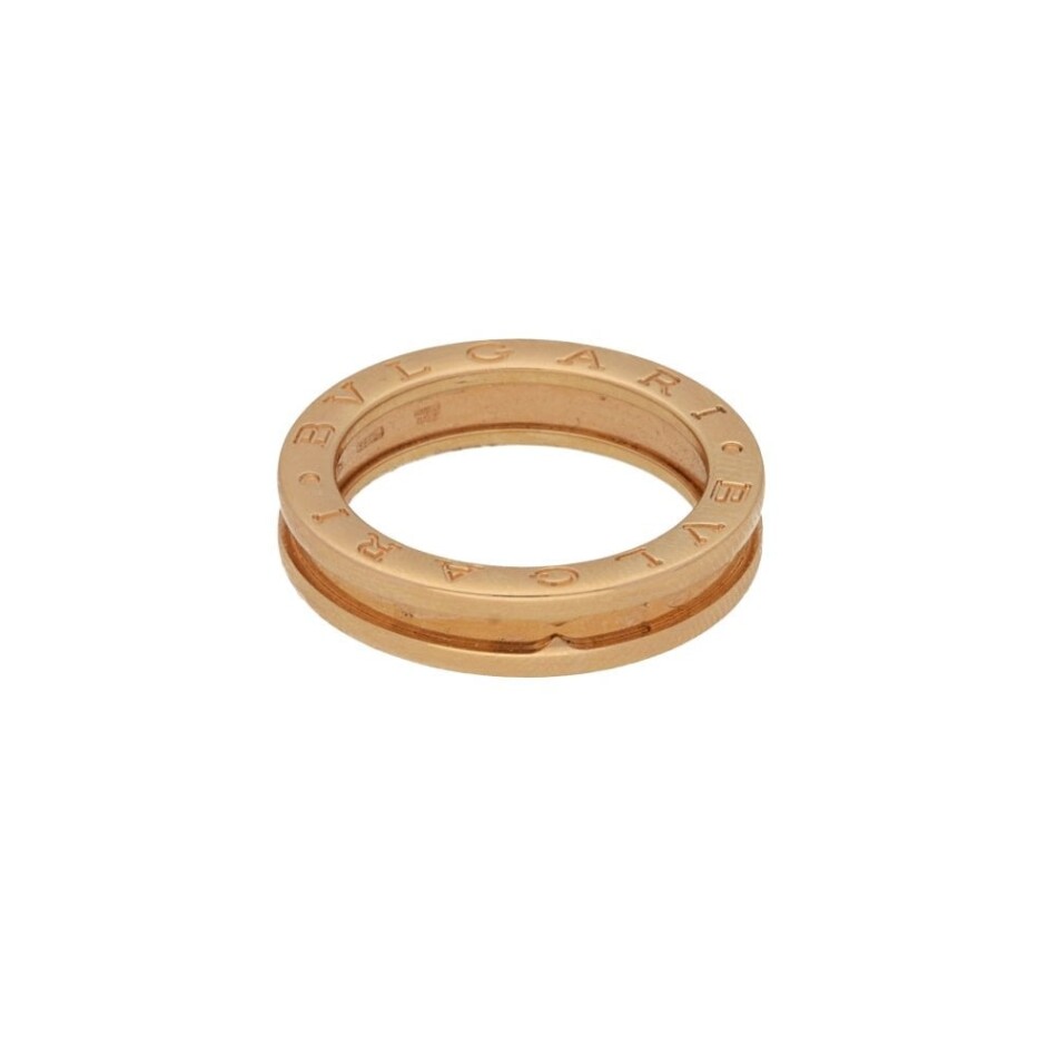 Bvlgari: 18ct rose gold B Zero 1 ring