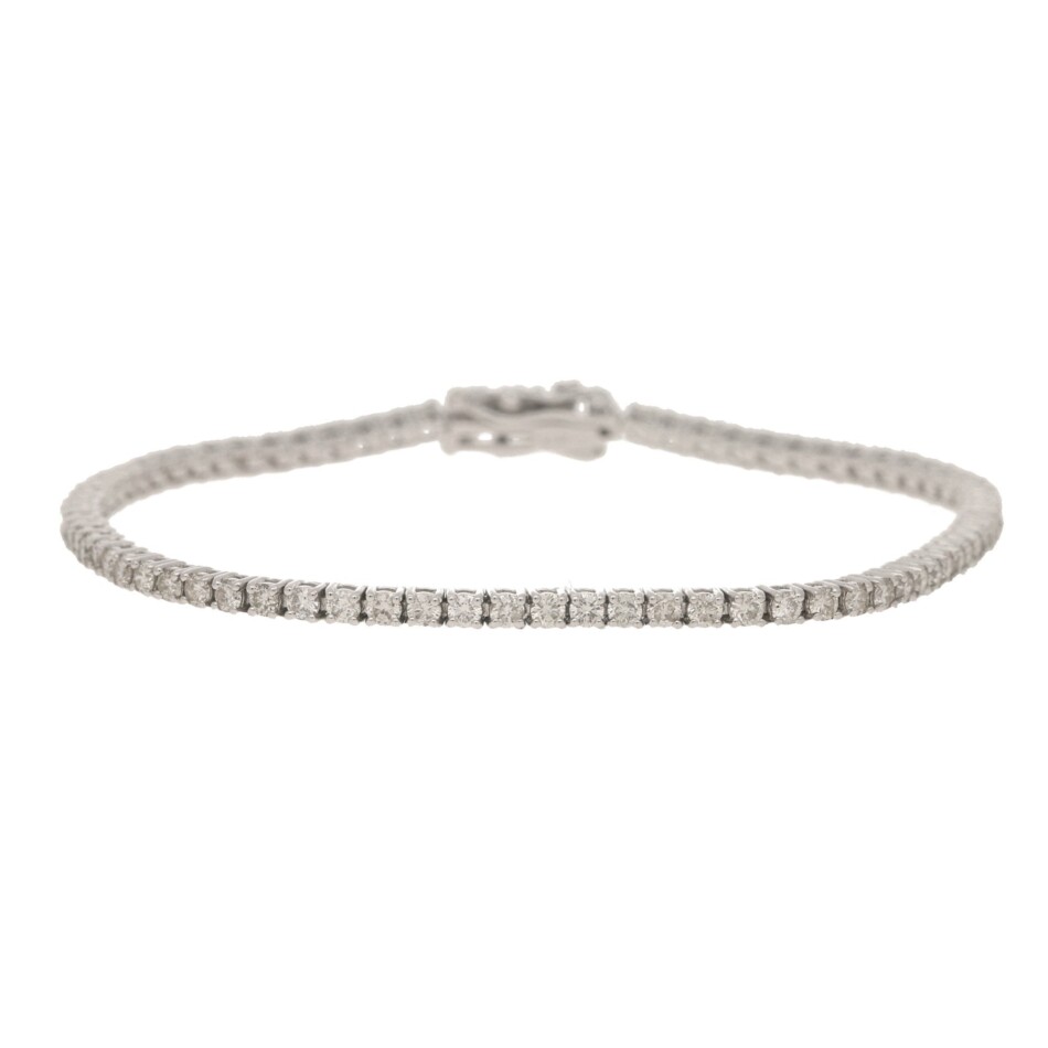 Diamond line bracelet