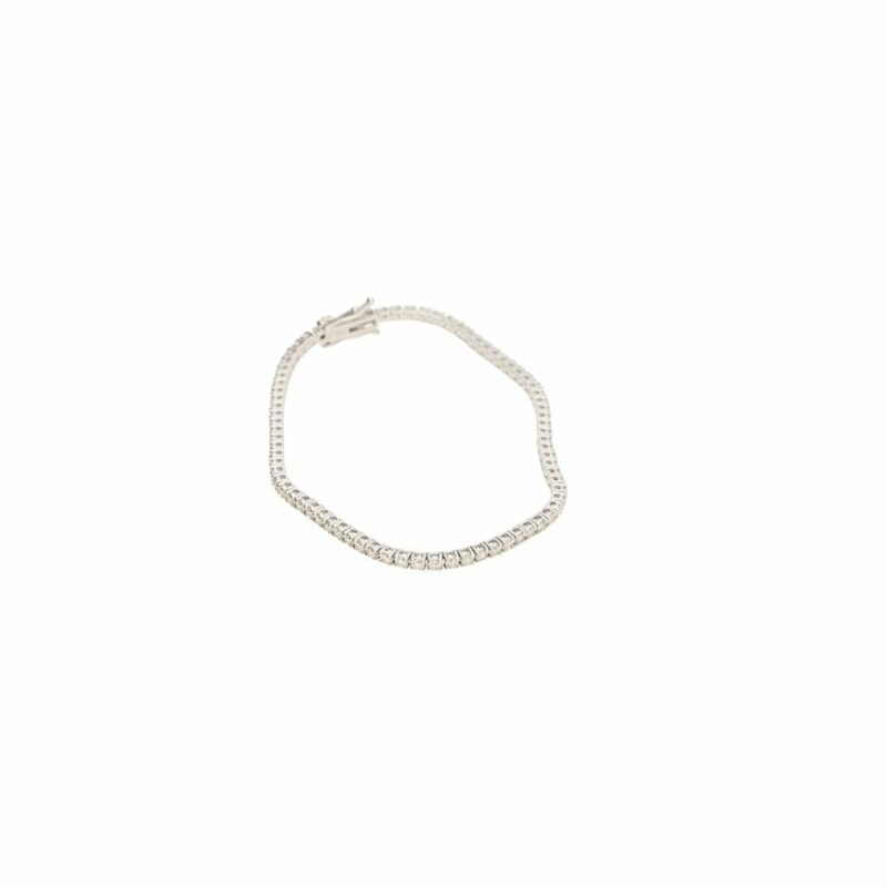 Diamond line bracelet