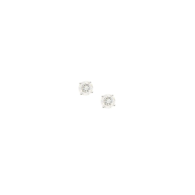 Solitaire diamond earrings 0.40 carats