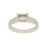 GIA Certified 1.08ct Emerald Cut Diamond Solitaire Ring