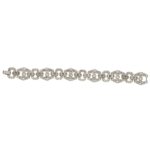 Art Deco 15ct Diamond Panel Bracelet in Platinum