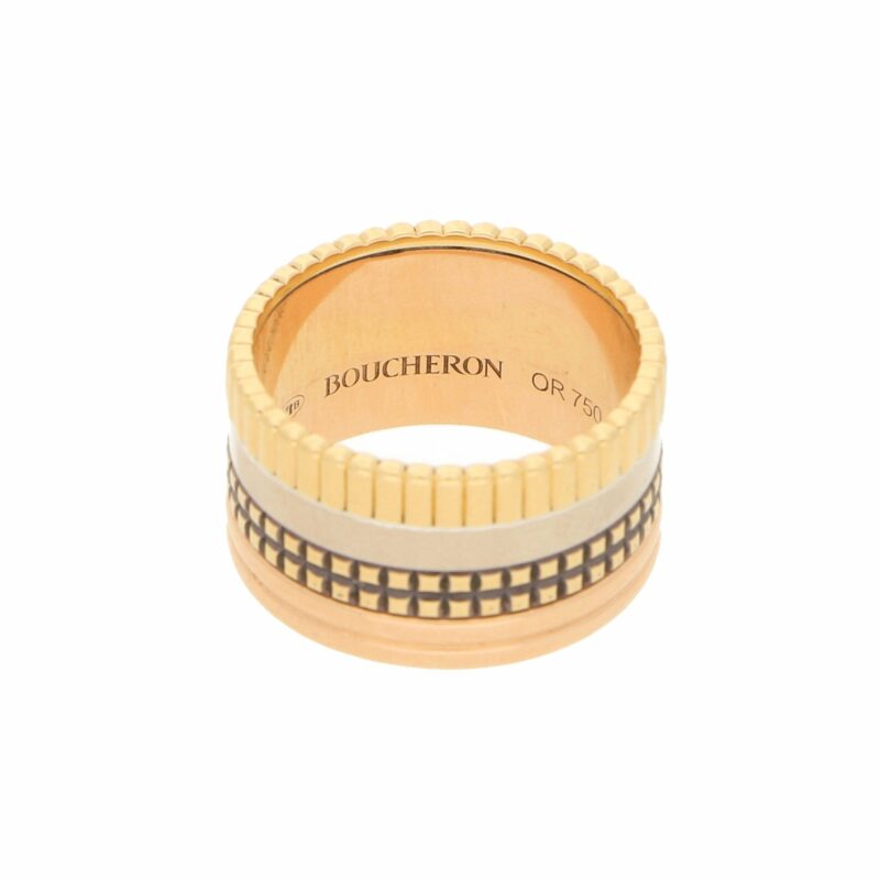 Boucheron Paris "Quatre Classique" Ring in Mixed Gold