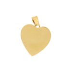 Vintage Cartier Heart Pendant in Yellow Gold