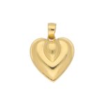 Vintage Cartier Heart Pendant in Yellow Gold