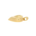 Vintage Cartier Heart Pendant in Yellow Gold