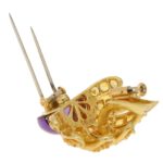 Tiffany & Co. Gem Set Thistle Brooch