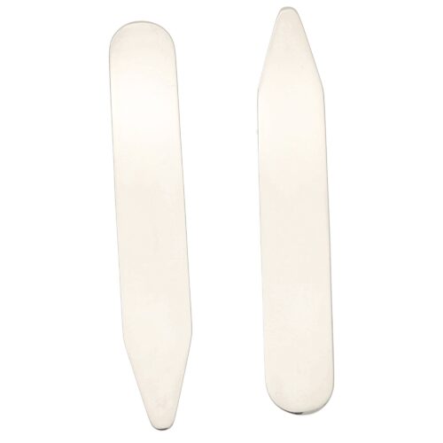 English Collar Stiffeners in Sterling Silver